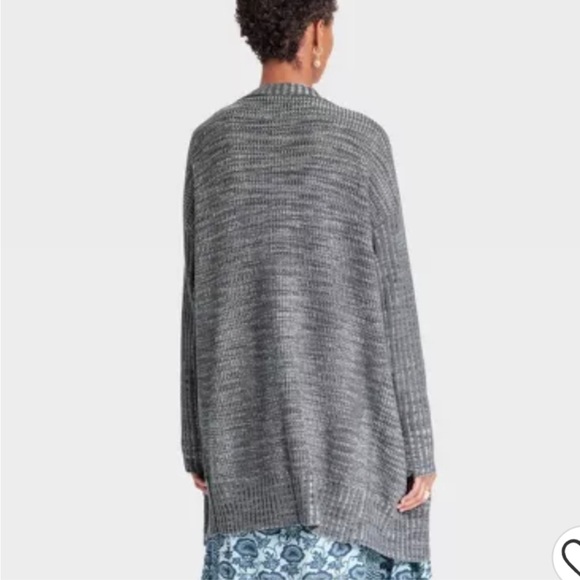 NWT Knox Rose Dark Green Marled Open Front Cardigan Size XXL - Picture 2 of 13